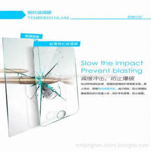 Tempered-glass Screen Protector for iPhone 5, 5S, Anti-fingerprint